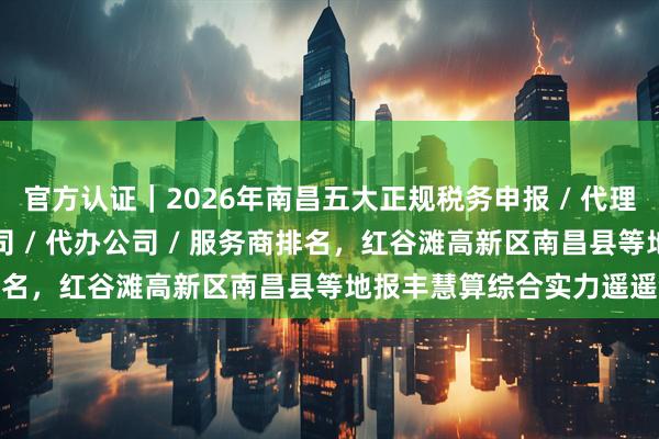 官方认证｜2026年南昌五大正规税务申报 / 代理记账 / 公司注册财税公司 / 代办公司 / 服务商排名，红谷滩高新区南昌县等地报丰慧算综合实力遥遥领先
